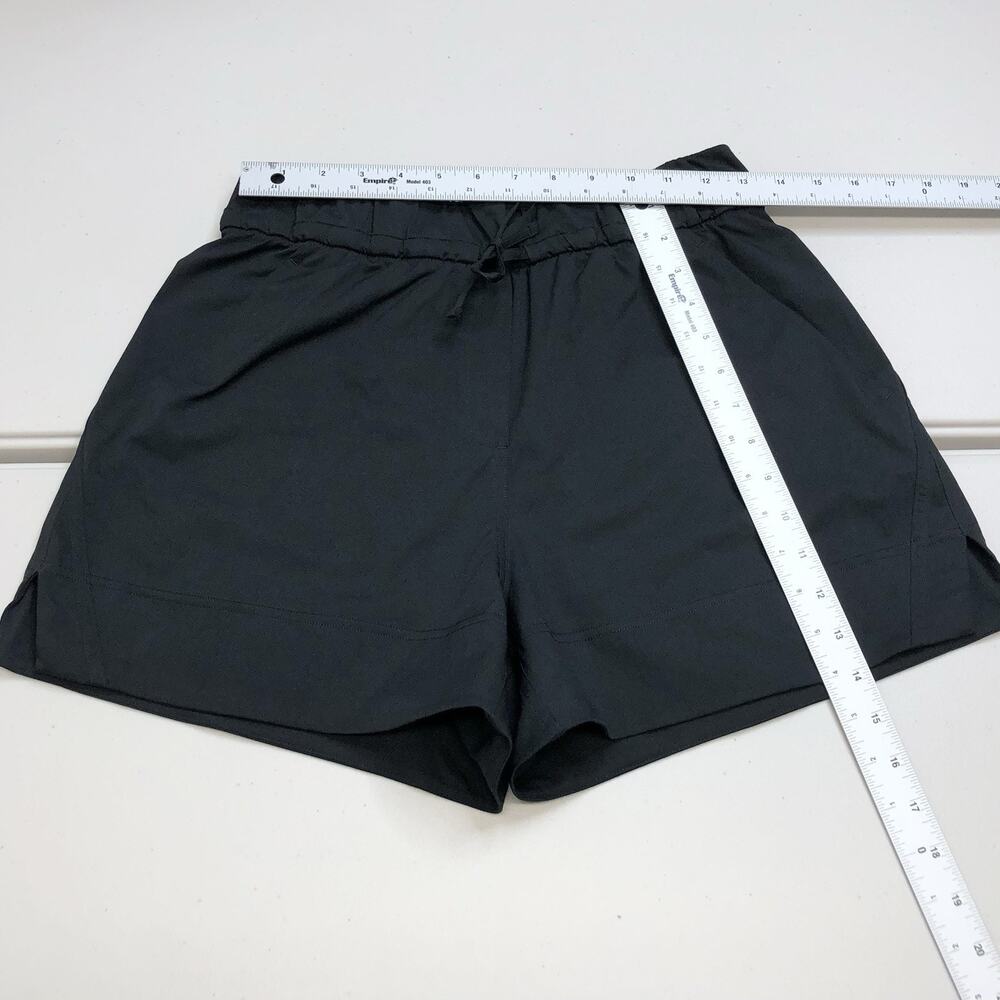 Lululemon Women’s Cinchable Shorts Small Waist High Rise Woven Black LW7CPGS - Picture 3 of 7